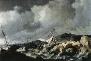PEETERS, Bonaventura the Elder Storm on the Sea Sweden oil painting artist